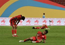 HLV U22 Singapore hài lòng với học trò dù để thua sốc trước Timor Leste